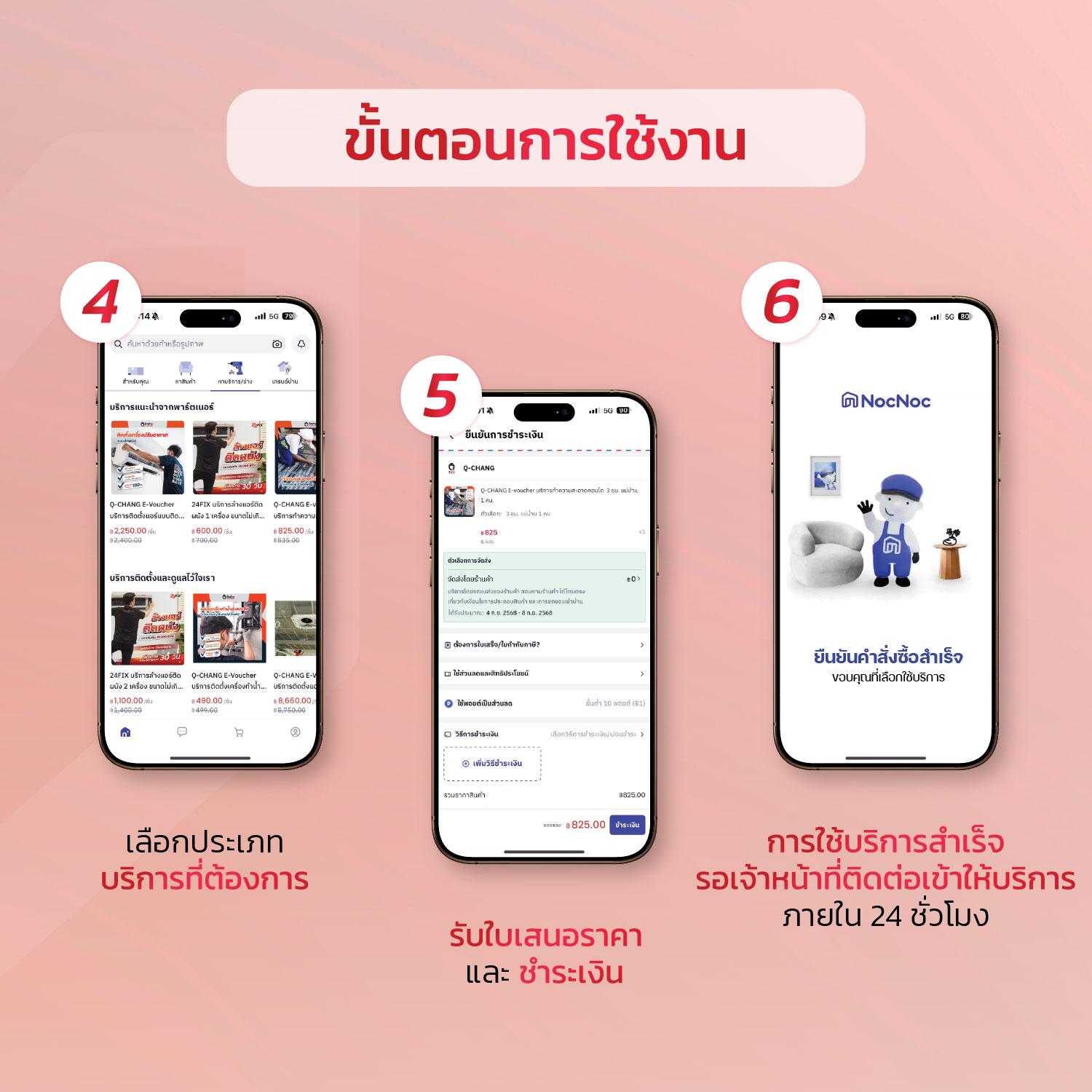 ขั้นตอน BRITANIA LIVING SERVICE